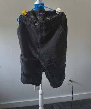 Men's black Source Jeans Shorts